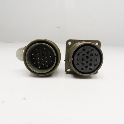 Veam 9722 TLC2Q28-16S 20 Position Male Female Panel Mount Circular Connector
