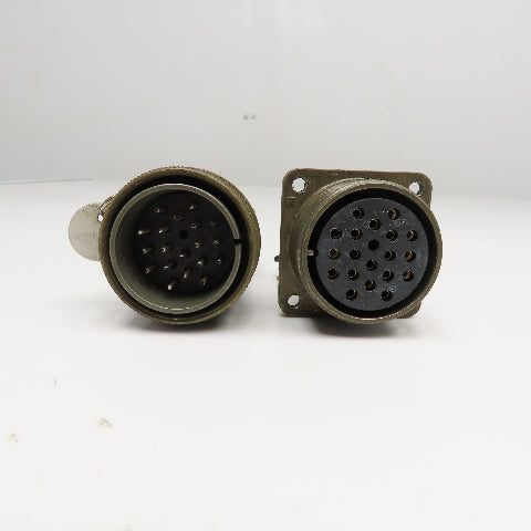 Veam 9722 TLC2Q28-16S 20 Position Male Female Panel Mount Circular Connector