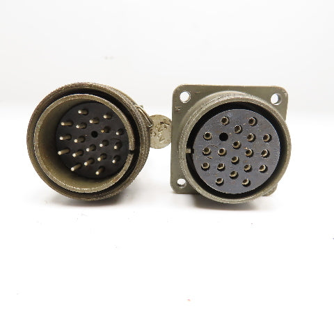 Veam 9430 TLC2Q28-16S 20 Position Male Female Panel Mount Circular Connector