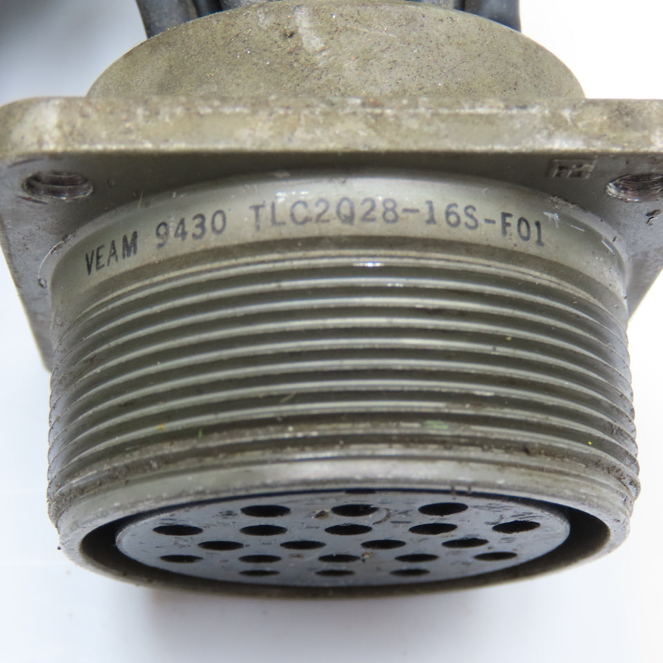 Veam 9430 TLC2Q28-16S 20 Position Male Female Panel Mount Circular Connector