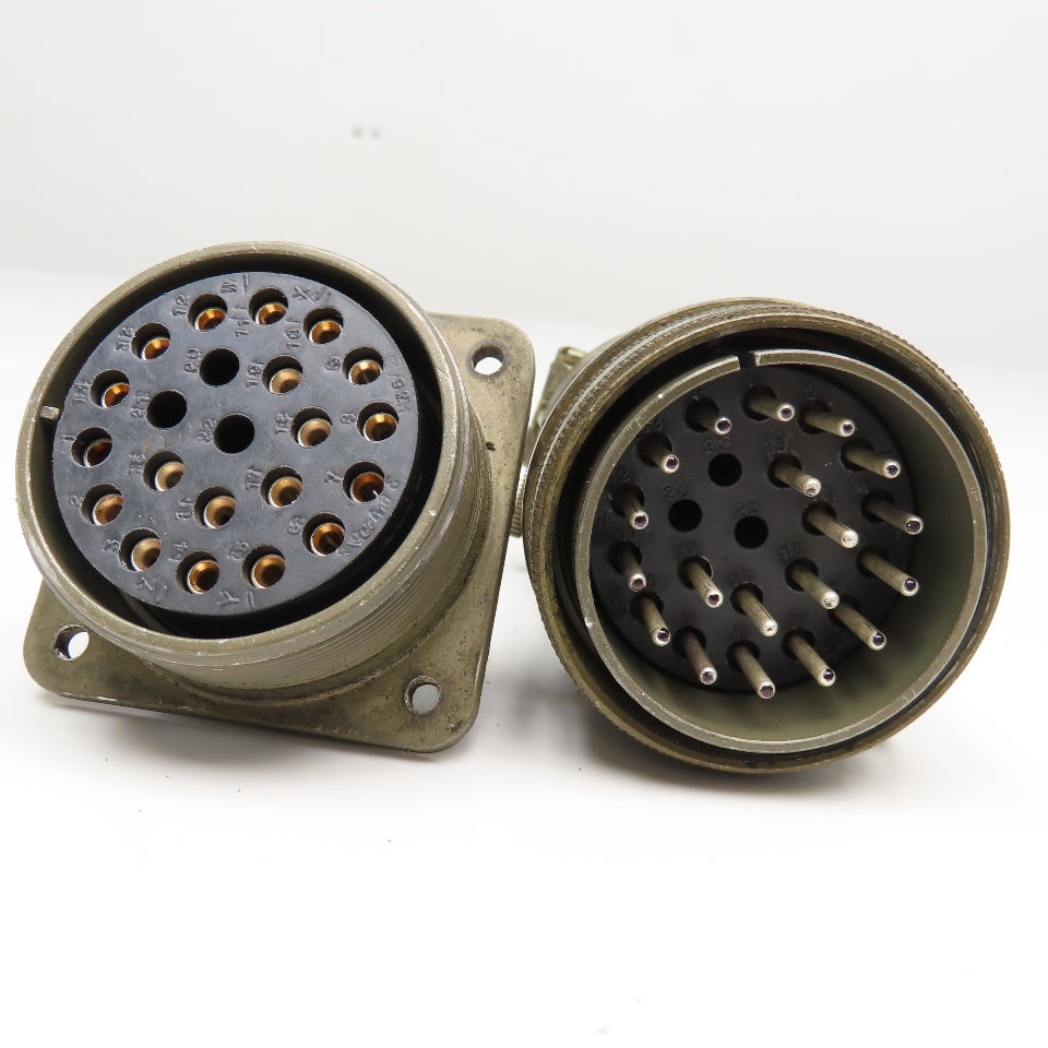 Veam 9547 TLC6Z36A-22P 22 Position Male Female Panel Mount Circular Connector