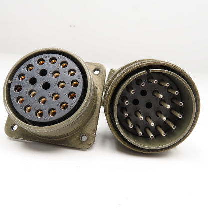 Veam 9547 TLC6Z36A-22P 22 Position Male Female Panel Mount Circular Connector
