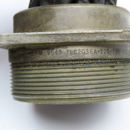 Veam 9547 TLC6Z36A-22P 22 Position Male Female Panel Mount Circular Connector