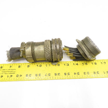 Veam 9547 TLC6Z36A-22P 22 Position Male Female Panel Mount Circular Connector