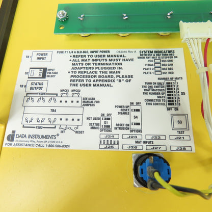 Data Instruments 3SMC-BXQD4H-1 Detector safety Mat Control 115/230VAC 30VA