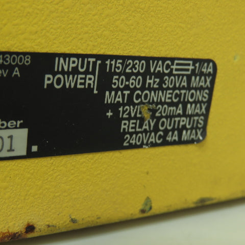 Data Instruments 3SMC-BXQD4H-1 Detector safety Mat Control 115/230VAC 30VA