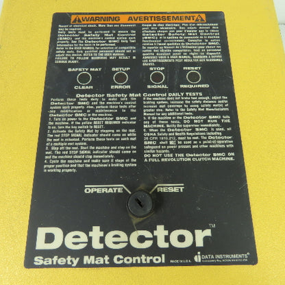 Data Instruments 3SMC-BXQD4H-1 Detector safety Mat Control 115/230VAC 30VA