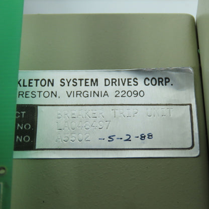 Shackleton System Drives LA048497 Breaker Trip Unit