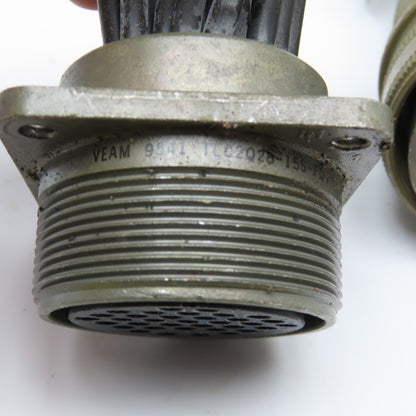 Veam 9541 TLC2Q28-15S 35 Position Male Female Panel Mount Circular Connector