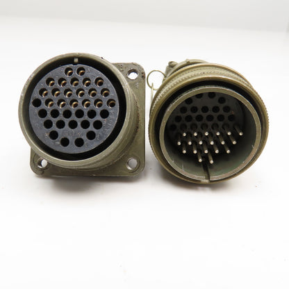 Veam 9541 TLC2Q28-15S 35 Position Male Female Panel Mount Circular Connector