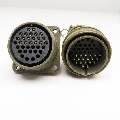 Veam 9541 TLC2Q28-15S 35 Position Male Female Panel Mount Circular Connector