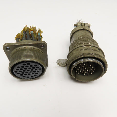 Veam 9541 TLC2Q28-15S 35 Position Male Female Panel Mount Circular Connector