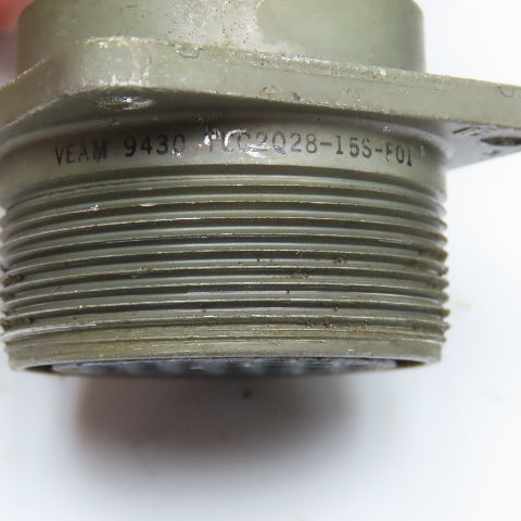 Veam 9430 TLC2Q28-15S 35 Position Male Female Panel Mount Circular Connector