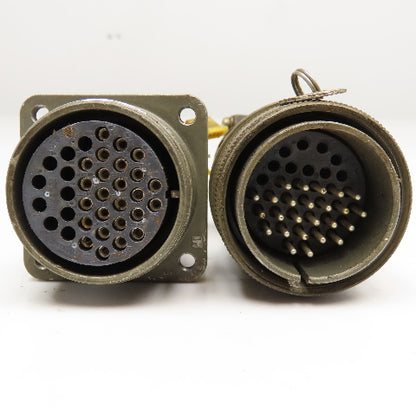 Veam 9430 TLC2Q28-15S 35 Position Male Female Panel Mount Circular Connector