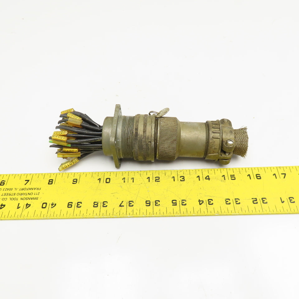 Veam 9430 TLC2Q28-15S 35 Position Male Female Panel Mount Circular Connector
