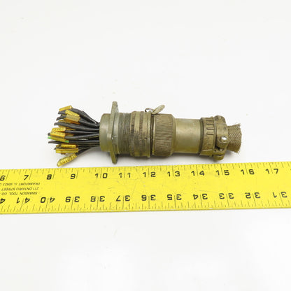 Veam 9430 TLC2Q28-15S 35 Position Male Female Panel Mount Circular Connector