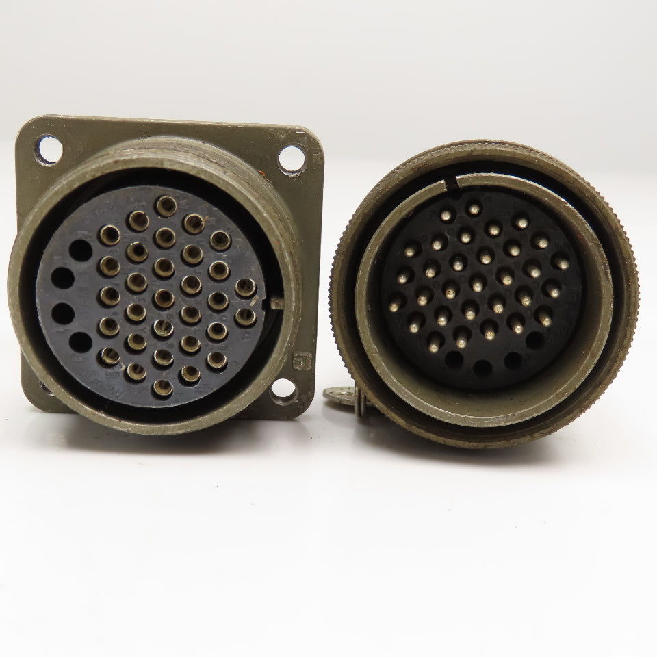 Veam 9430 TLC2Q28-15S 35 Position Male Female Panel Mount Circular Connector
