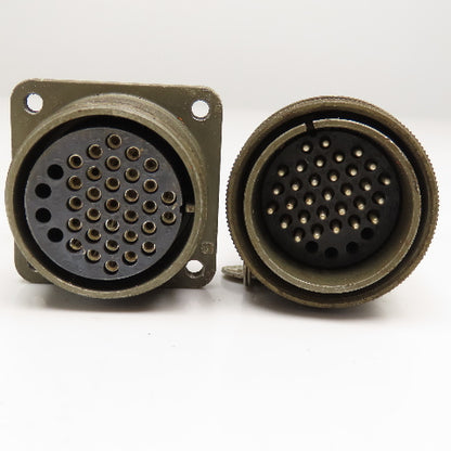 Veam 9430 TLC2Q28-15S 35 Position Male Female Panel Mount Circular Connector