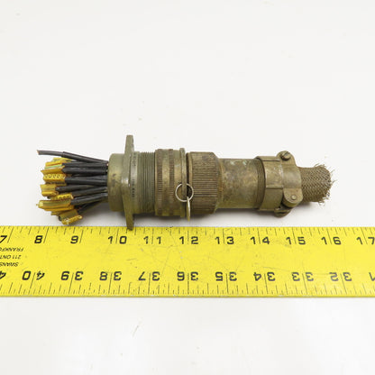 Veam 9430 TLC2Q28-15S 35 Position Male Female Panel Mount Circular Connector