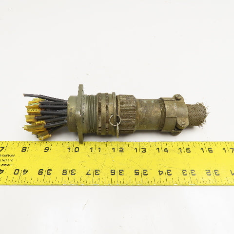 Veam 9430 TLC2Q28-15S 35 Position Male Female Panel Mount Circular Connector