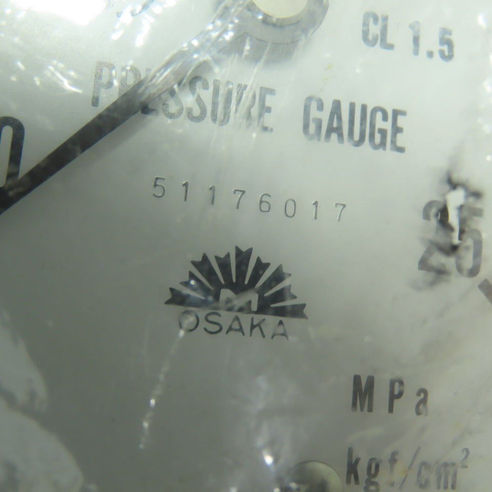 Osaka 51176017 Pressure Gauge 0-250
