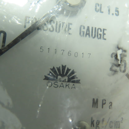 Osaka 51176017 Pressure Gauge 0-250