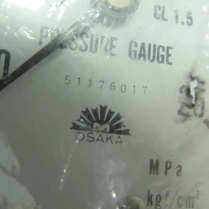 Osaka 51176017 Pressure Gauge 0-250