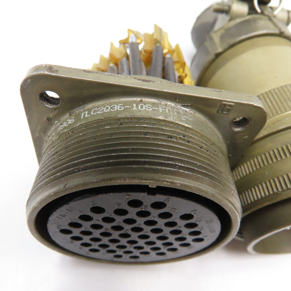 Veam 9906 TLC2Q36-10S 48 Position Male Female Panel Mount Circular Connector