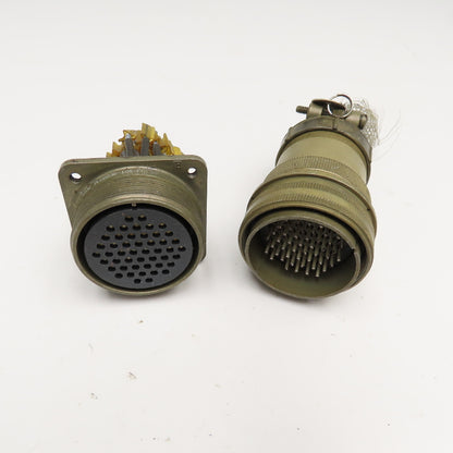 Veam 9906 TLC2Q36-10S 48 Position Male Female Panel Mount Circular Connector
