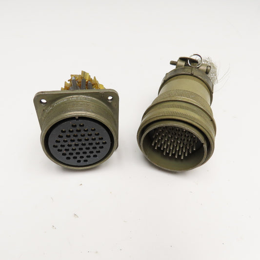 Veam 9906 TLC2Q36-10S 48 Position Male Female Panel Mount Circular Connector
