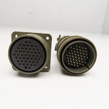 Veam 9906 TLC2Q36-10S 48 Position Male Female Panel Mount Circular Connector