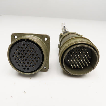 Veam 9906 TLC2Q36-10S 48 Position Male Female Panel Mount Circular Connector