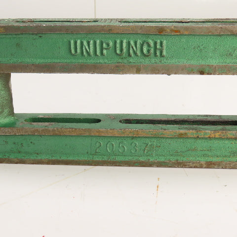 Unipunch 12A2 2" x 12" Throat C-Frame Punch Die Tooling Press Brake
