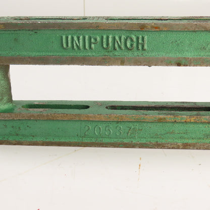 Unipunch 12A2 2" x 12" Throat C-Frame Punch Die Tooling Press Brake