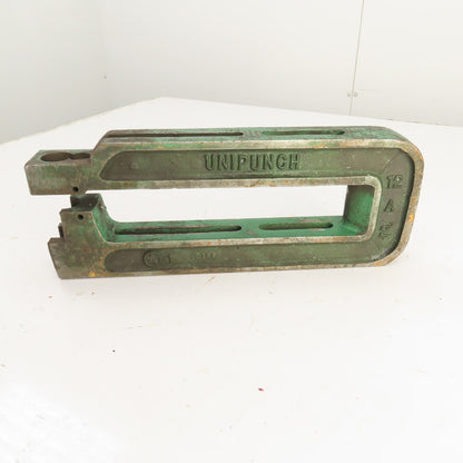 Unipunch 12A2 2" x 12" Throat C-Frame Punch Die Tooling Press Brake