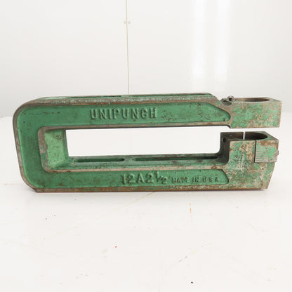 Unipunch 12A2-1/2 2-1/2" x 12" Throat C-Frame Punch Die Tooling Press Brake