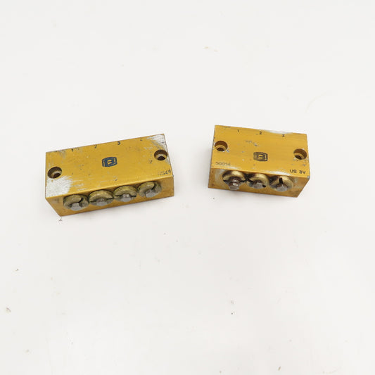 US 3V US 4V 3 & 4 Way Lubrication Metering Manifold Lot Of 2