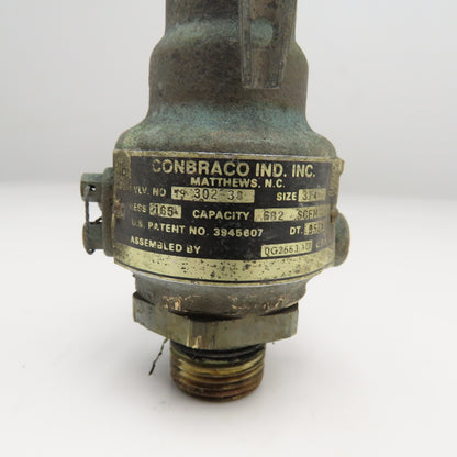 Conbraco 3/4" NPT 165PSI Pressure Relief Valve 682 SCFM