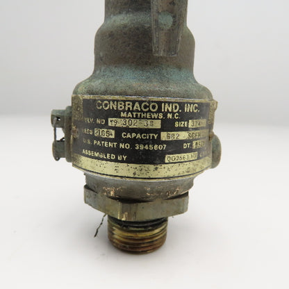 Conbraco 3/4" NPT 165PSI Pressure Relief Valve 682 SCFM