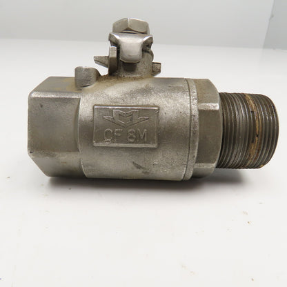 Milwaukee Valve 1-1/2" Stainless Steel Ball Valve 1500WOG