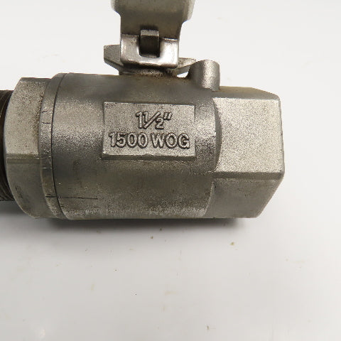 Milwaukee Valve 1-1/2" Stainless Steel Ball Valve 1500WOG