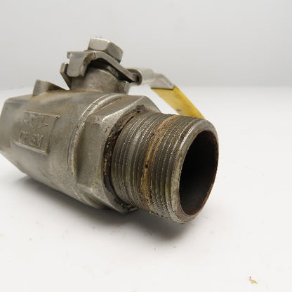 Milwaukee Valve 1-1/2" Stainless Steel Ball Valve 1500WOG