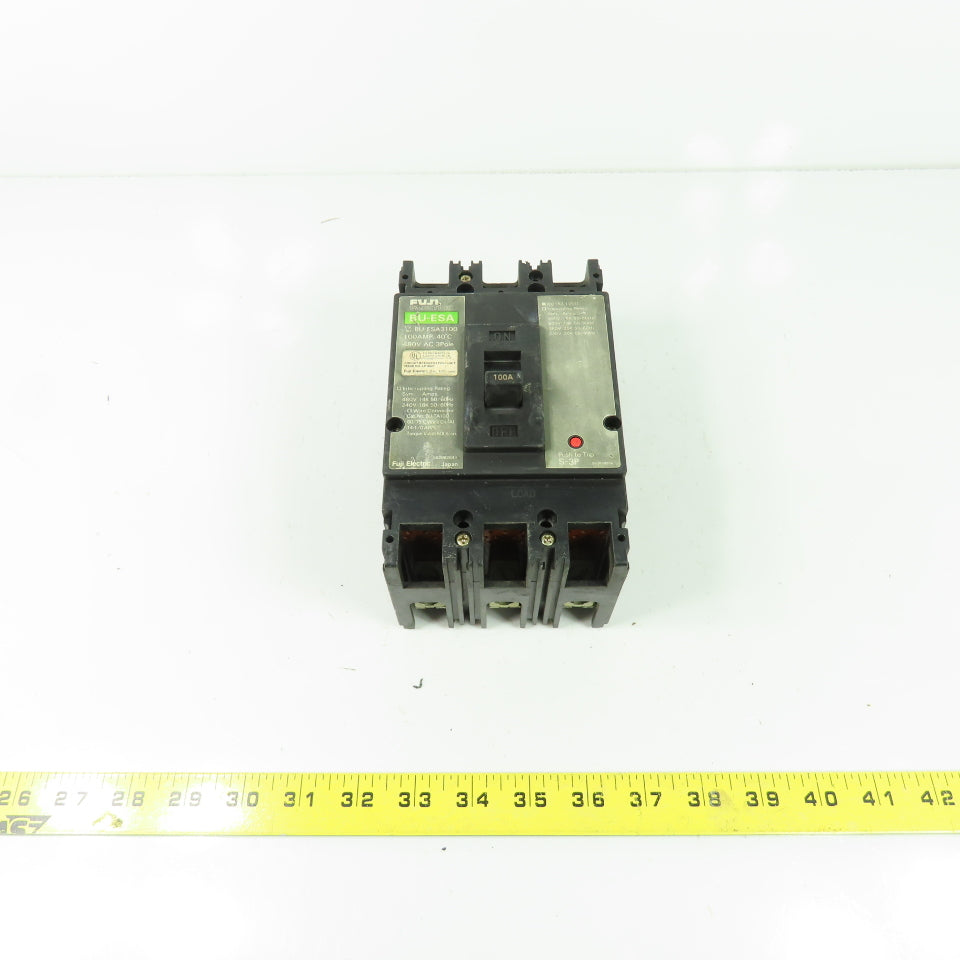 Fuji BU-ESA3100 3-Pole Circuit Breaker 480VAC 100A
