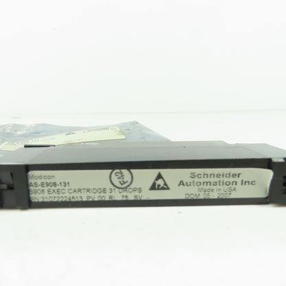 Schneider Modicon AS-E908-131 S908 Exec Cartridge 31 Drops Memory Module