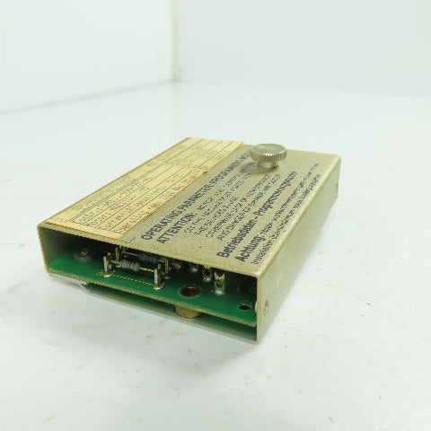 Indramat MOD 01/1X0129-050 Operating Parameter Programming Module 2700MA 50mV/A