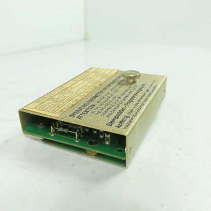 Indramat MOD 01/1X0129-050 Operating Parameter Programming Module 2700MA 50mV/A