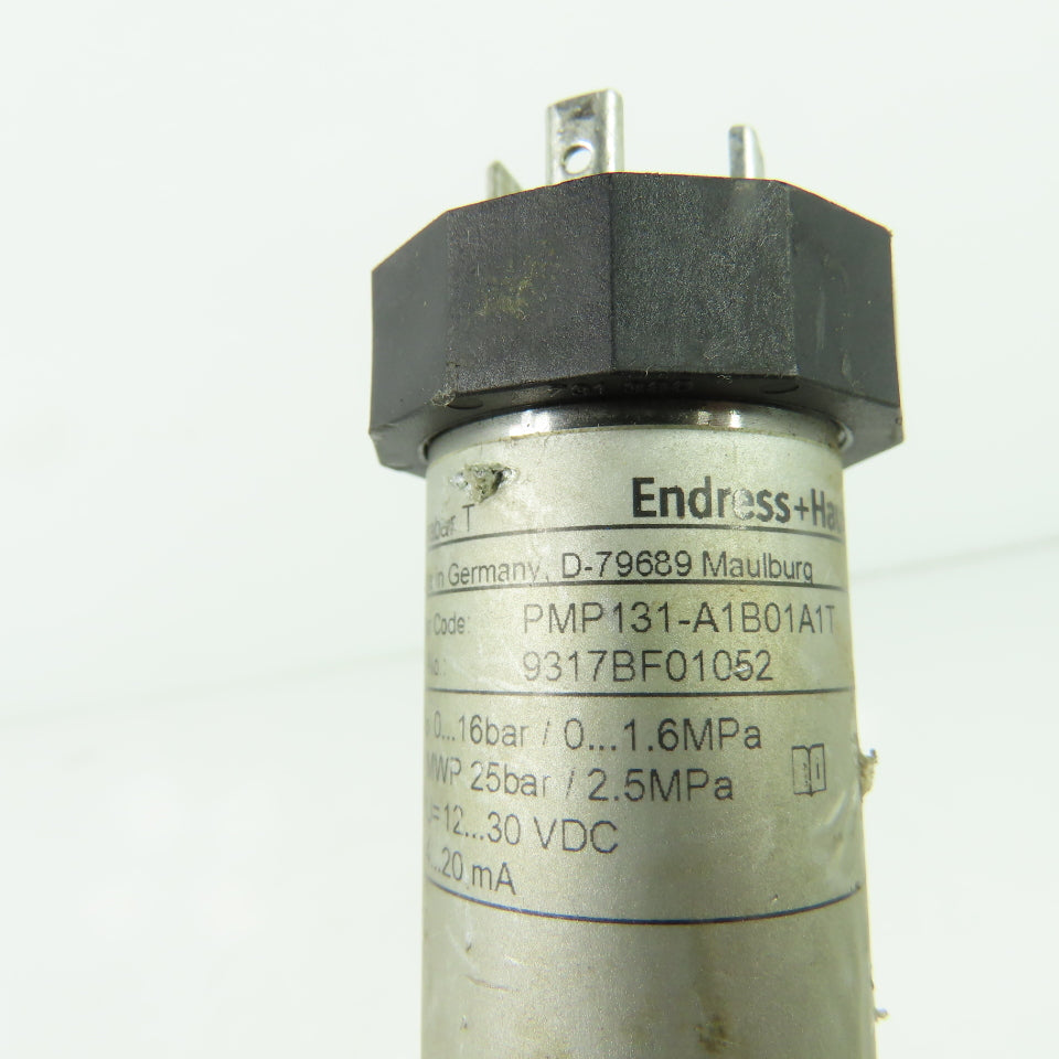 Endress Hauser PMP131-A1B01A1T Pressure Transmitter Sensor 30VDC 4-20mA 25Bar