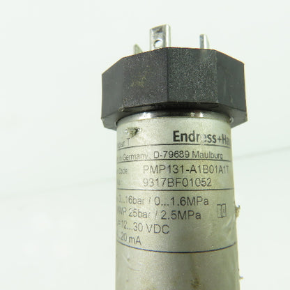 Endress Hauser PMP131-A1B01A1T Pressure Transmitter Sensor 30VDC 4-20mA 25Bar