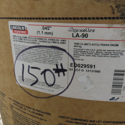 Miller LA-90 Superarc .045" Welding Wire Coil