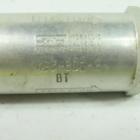 Parker 493-8D1-2 Free Flow Republic Check Valve